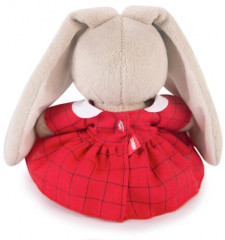 Мягкая игрушка «Зайка Ми в красном платье в клетку» - Фото 1