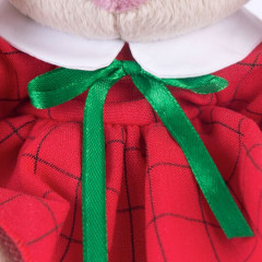 Мягкая игрушка «Зайка Ми в красном платье в клетку» - Фото 2