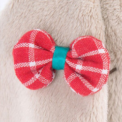 Мягкая игрушка «Зайка Ми в красном платье в клетку» - Фото 3