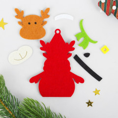 Набор для творчества «Новогодний олень в шарфике» - Фото 1