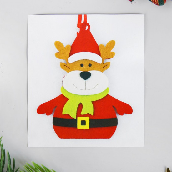 Набор для творчества «Новогодний олень в шарфике»