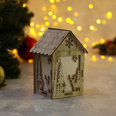 Подвеска световая «Домик с оленем» - Фото 1