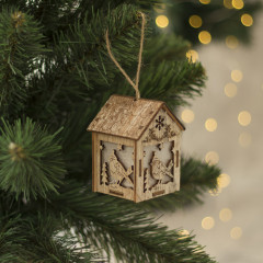 Подвеска световая «Домик с птицей» - Фото 1