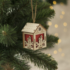 Подвеска световая «Домик со свечами» - Фото 1