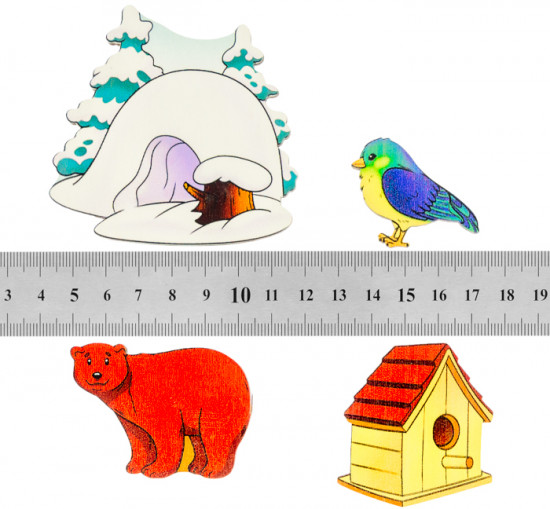 Доска развивающая «Где чей домик?»