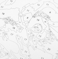 Картина по номерам «Панды» - Фото 2