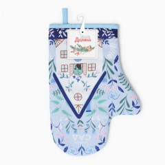 Варежка-прихватка «Зимний сад» - Фото 2