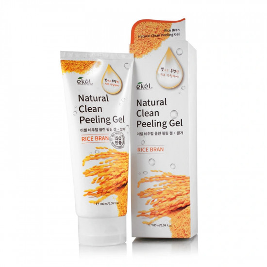 Пилинг-скатка для лица «Natural Clean Peeling Gel Rice Bran»