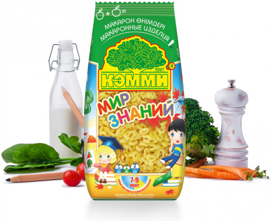 Макароны детские «Мир знаний»