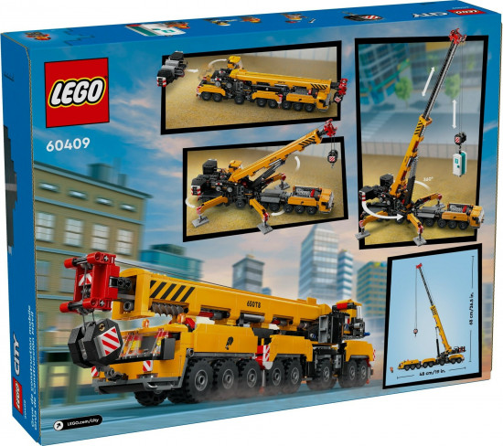 Конструктор LEGO® 60409 Желтый мобильный строительный кран