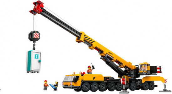Конструктор LEGO® 60409 Желтый мобильный строительный кран
