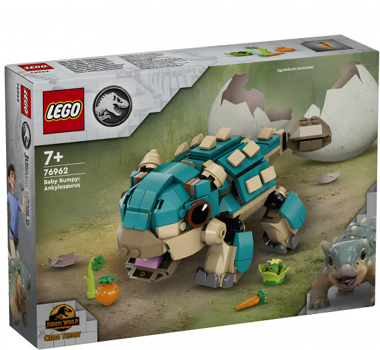 Конструктор LEGO® 76962 Малышка Бампи: анкилозавр