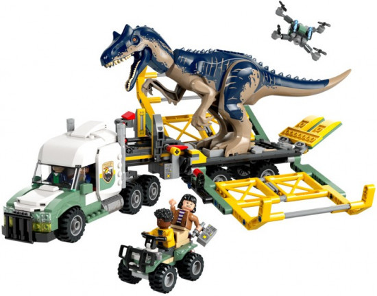 Конструктор LEGO® 76966 Истории динозавров: перевозка аллозавра