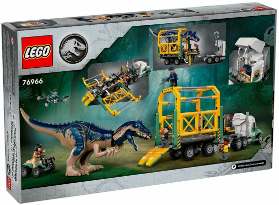 Конструктор LEGO® 76966 Истории динозавров: перевозка аллозавра