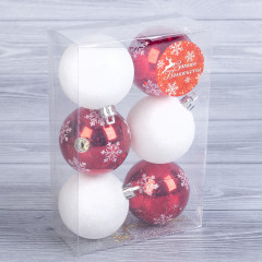 Набор шаров «Снежинки» - Фото 1