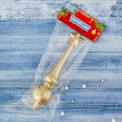 Наконечник «Золотые узоры со звёздочкой» - Фото 1