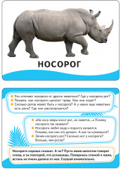 Животные. Развивающие карточки - Фото 1