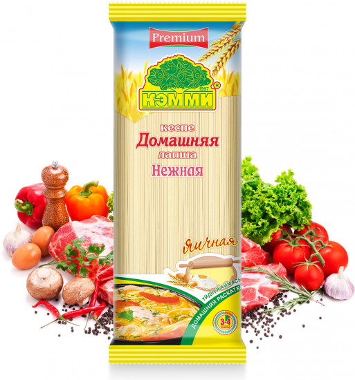 Лапша домашняя длинная «Нежная»