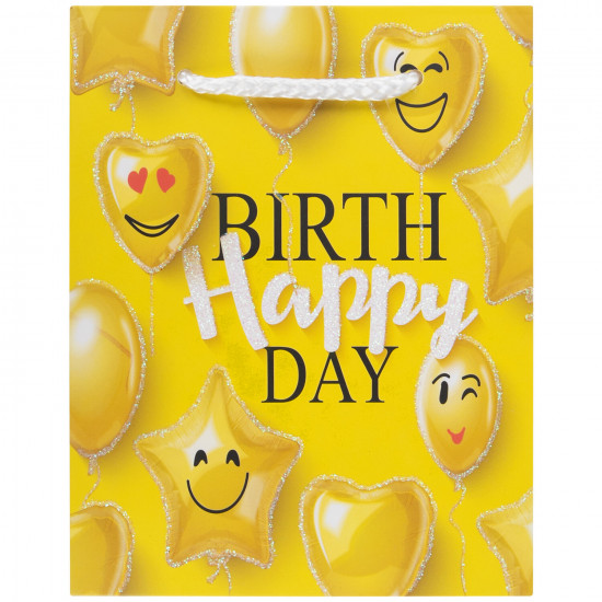 Пакет подарочный «Happy Birthday»