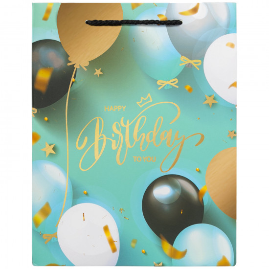 Пакет подарочный «Happy Birthday»