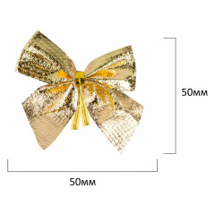 Набор украшений ёлочных «Бантики» - Фото 3