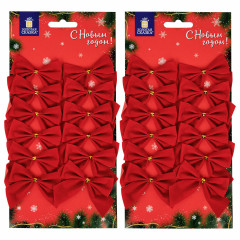 Набор украшений ёлочных «Бантики»  - Фото 1