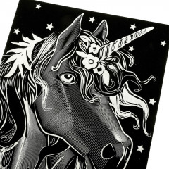 Гравюра с декорированием «Единорог» - Фото 2