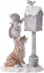 Статуэтка «Собака и кошка» - Фото 1