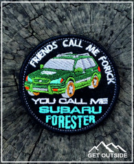 Шеврон «Friends call me Forick, you call me Subaru Forester. Друзья зовут меня Форик, ты зови меня Форестер» - Фото 1