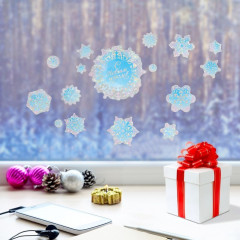 Наклейка-голография интерьерная «Сверкающие снежинки» - Фото 1