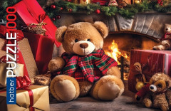 Пазл «Мишка с подарками» - Фото 1