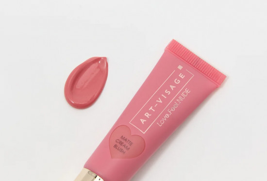 Румяна матовые кремовые «Matte cream blush», оттенок 432 Светло-розовый