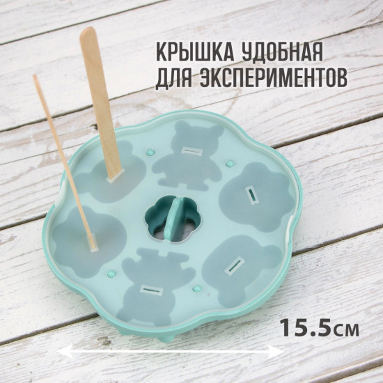 Форма силиконовая для льда и кондитерских изделий «Мишки»