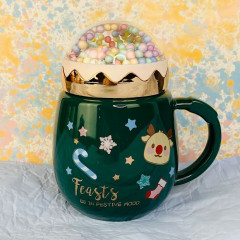 Кружка детская с крышкой «Новый год» - Фото 1