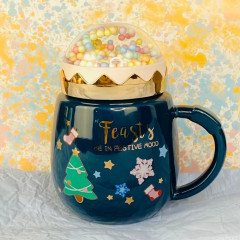 Кружка детская с крышкой «Новый год» - Фото 1