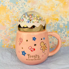 Кружка детская с крышкой «Новый год» - Фото 1