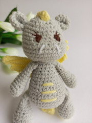 Игрушка мягкая вязаная «Дракончик» - Фото 2