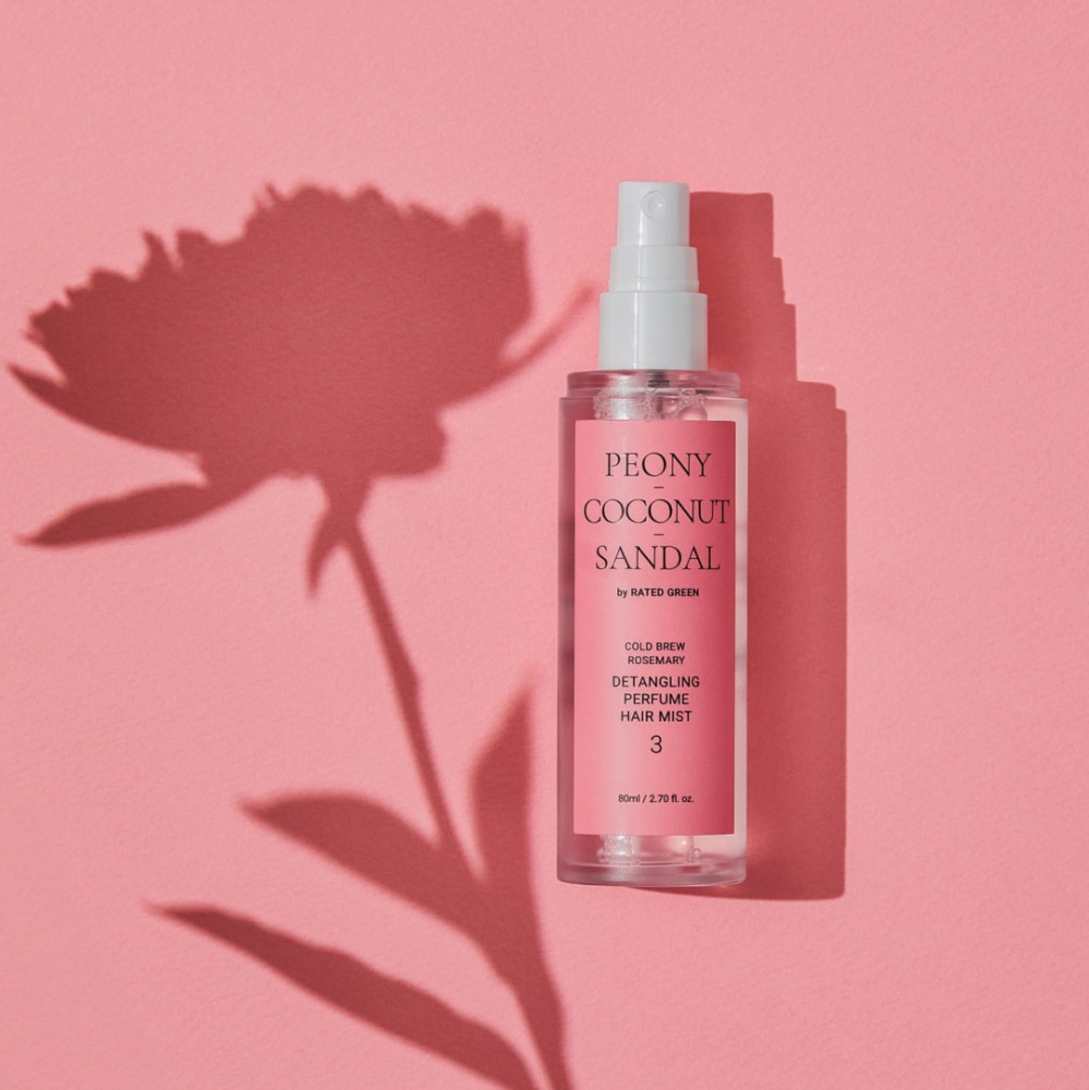 Мист для волос «Peony Coconut Sandal Detangling Perfume Hair Mist» | RATED GREEN | Фото 2