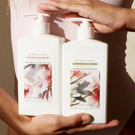 Лосьон для рук с маслами пачули и семян конопли «Nourishing hand lotion»