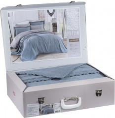 Набор из покрывала и наволочек (2-спальный, поплин, 230×250, 2 наволочки 50×70) - Фото 1