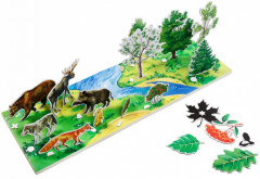 Дидактическая игра для слабовидящих «Лесной уголок» - Фото 3