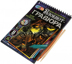 Блокнот-гравюра «Готическая девушка» - Фото 6