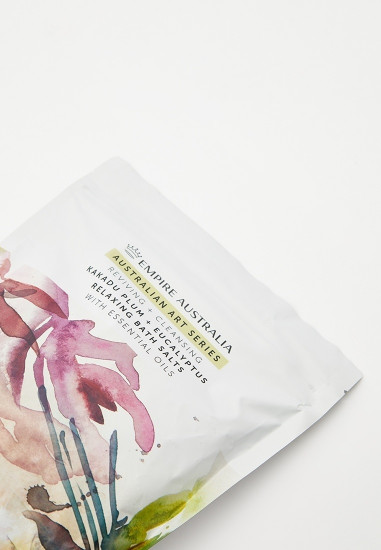 Соль для ванны с маслами сливы какаду и эвкалипта «Kakadu plum + Eucalyptus»
