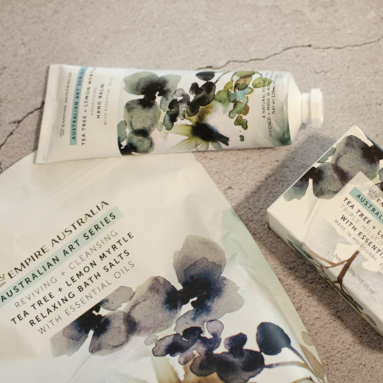 Соль для ванны с маслами чайного дерева и лимонного мирта «Tea tree & Lemon Myrtle»