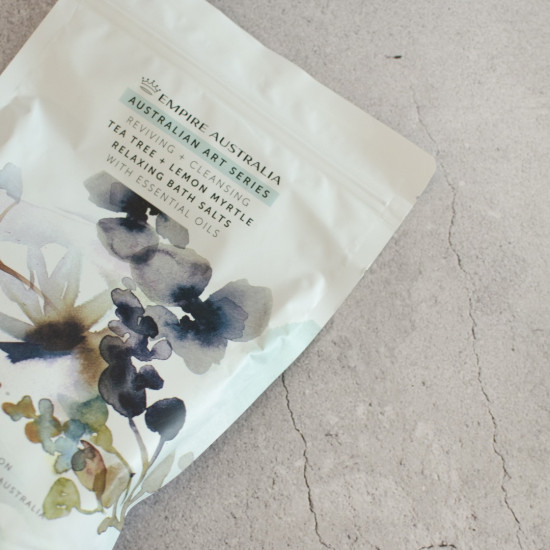 Соль для ванны с маслами чайного дерева и лимонного мирта «Tea tree & Lemon Myrtle»