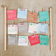 Календарь на прищепках «Тепла и уюта» - Фото 2