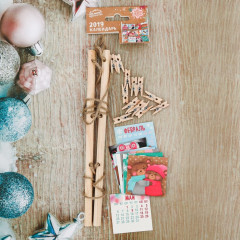 Календарь на прищепках «Тепла и уюта» - Фото 3