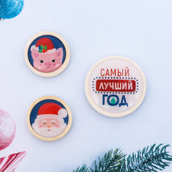 Набор магнитов «Самый лучший год»