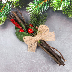 Набор новогоднего декора «Зимние веточки» - Фото 1