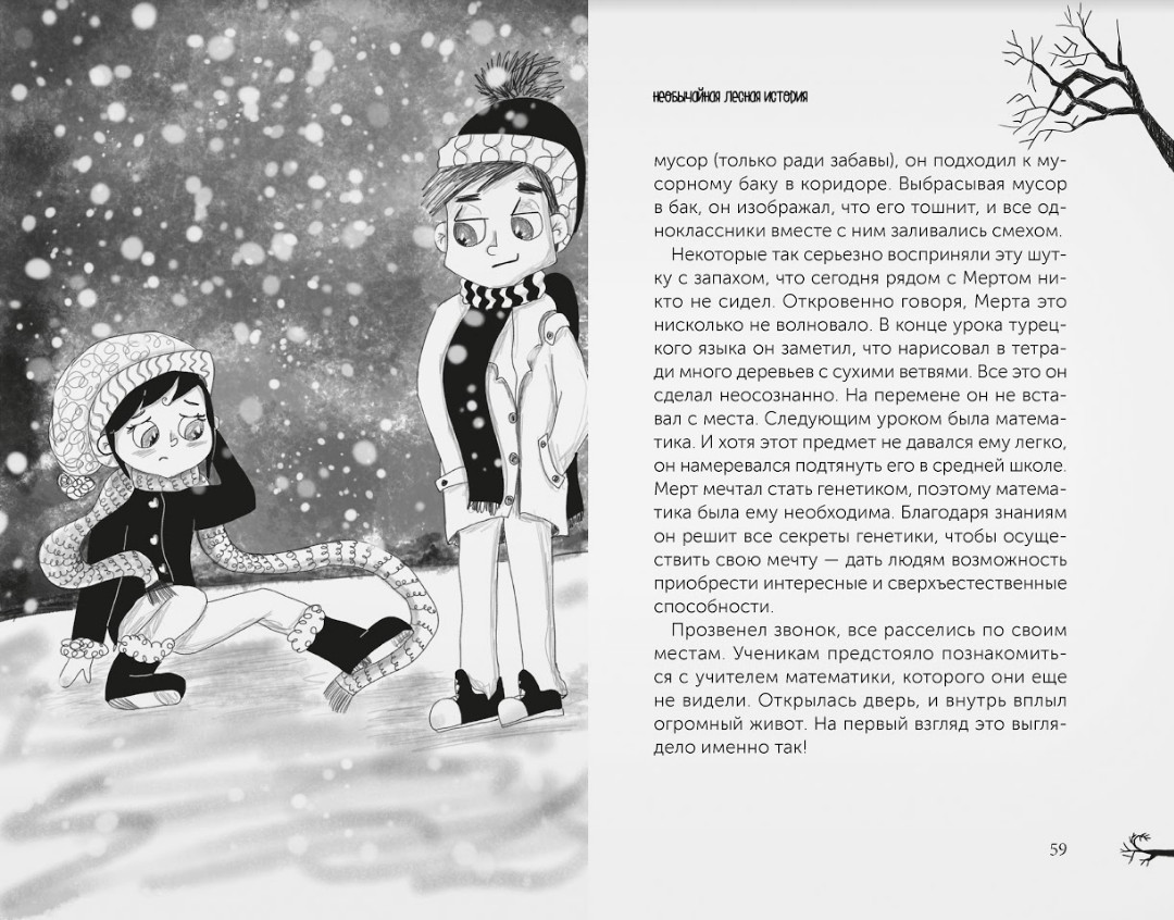 Мальчик с угрюмым лицом, или Необычайная лесная история — Нур Домбайджи